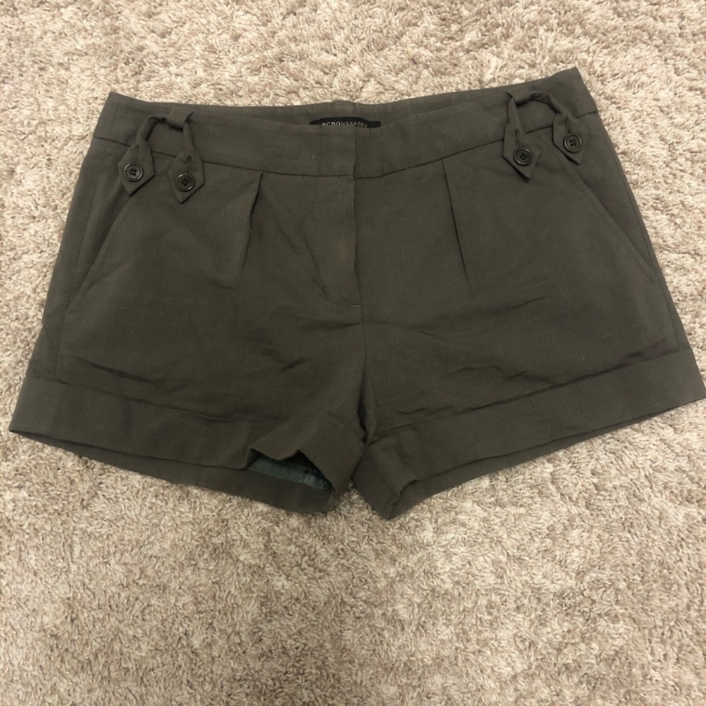 BCBG Olive Green Women's Cargo Shorts
